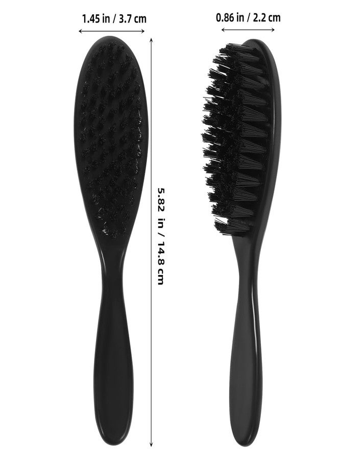 MERRYHAPY 4pcs Men Beard Brush Grooming Shaping Tool with Soft Bristles for Comfortable Cleaning Design for Barber Shop and Personal Care - Image 2